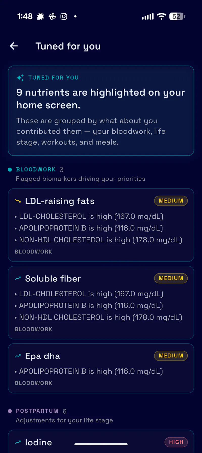 TUNA: The Ultimate Nutrition App screenshot 3