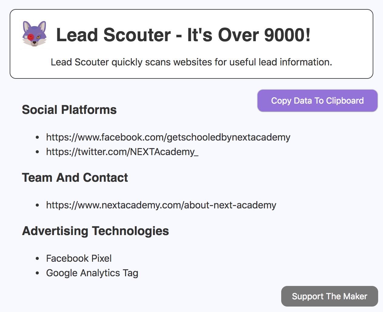 Lead Scouter gallery image