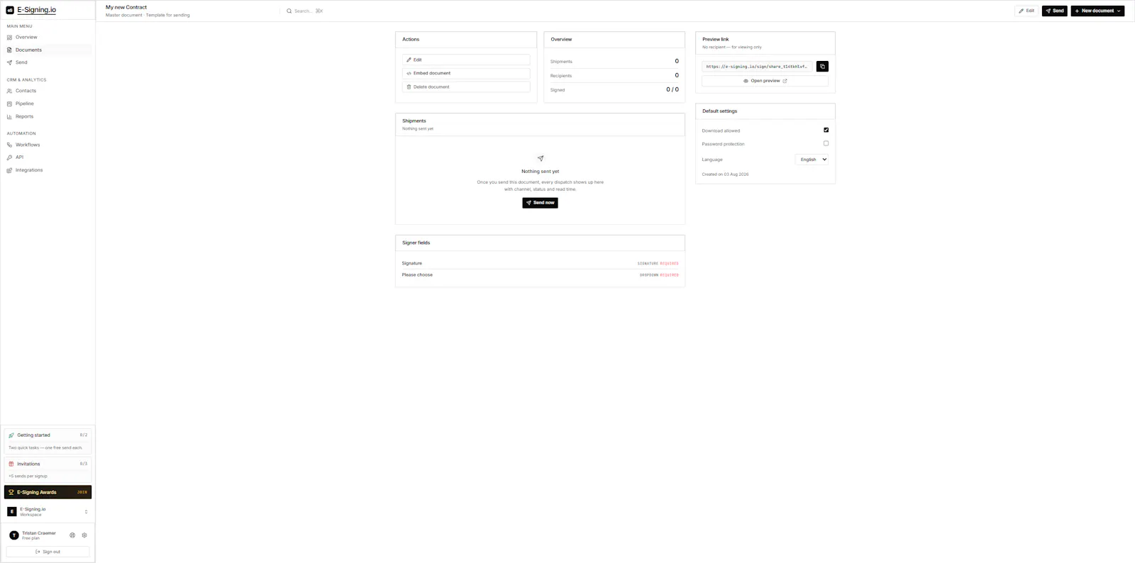 E-Signing.io screenshot 8