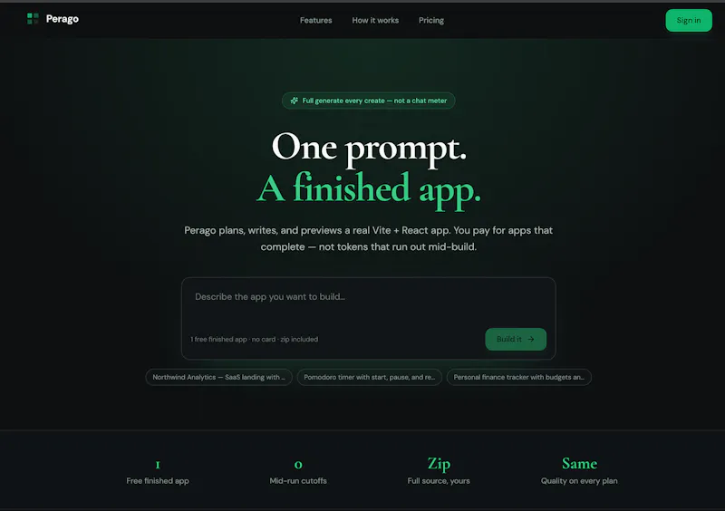 Perago App screenshot 3