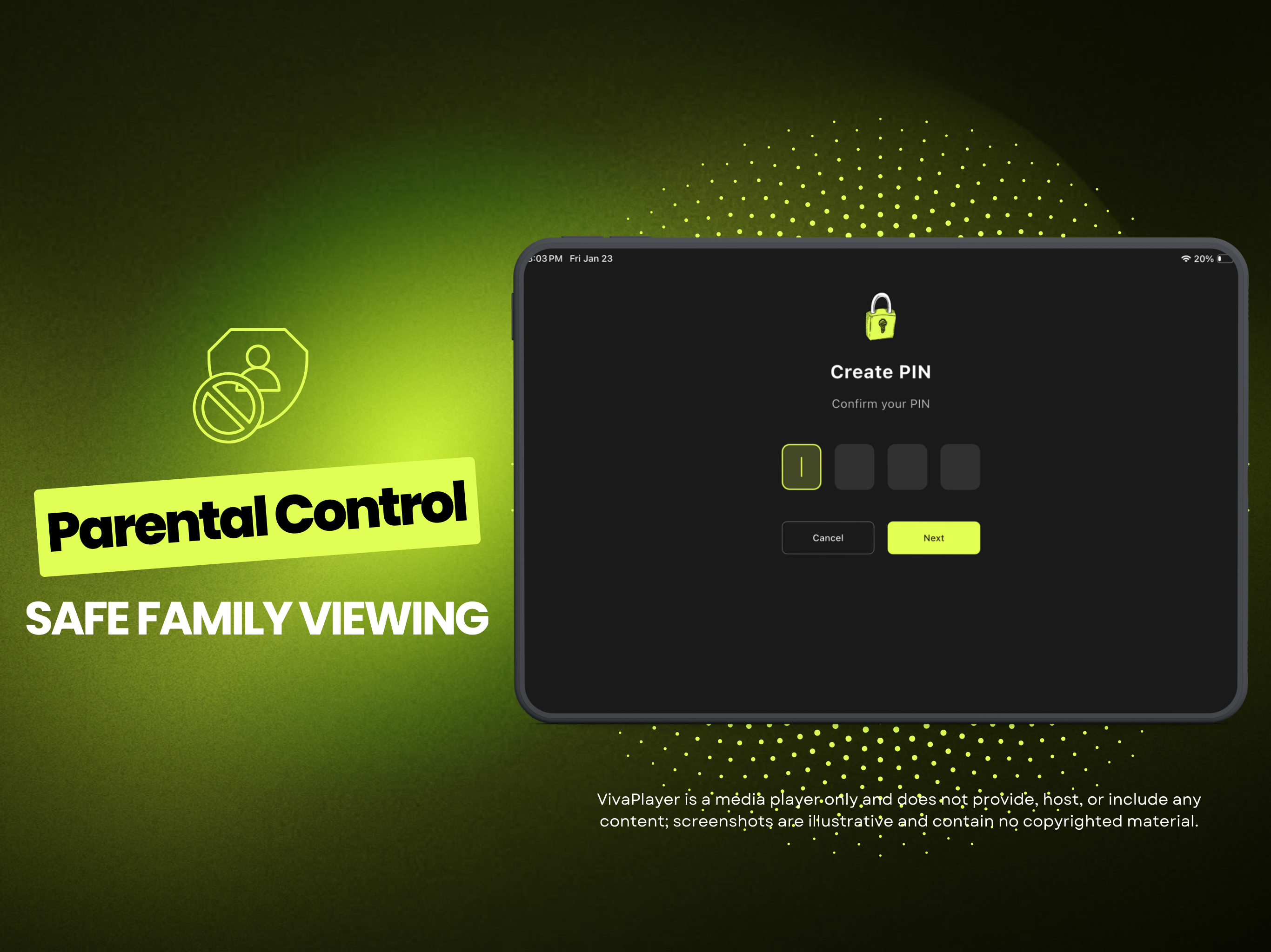 VivaPlayer™ - Screenshot 3 showing product features and functionality