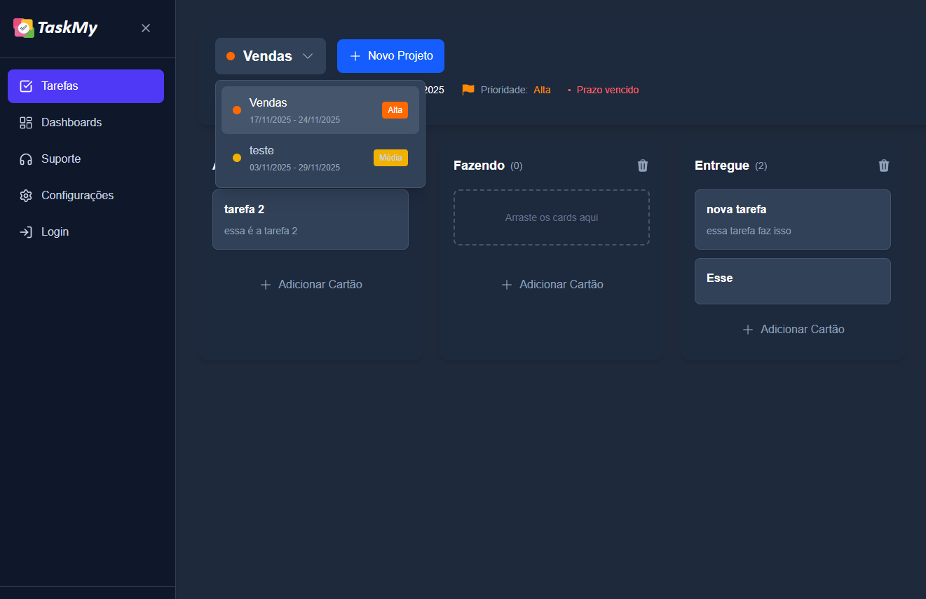TaskMy - Main product screenshot demonstrating key features and user interface