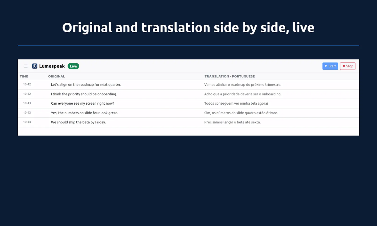 Lumespeak screenshot 3