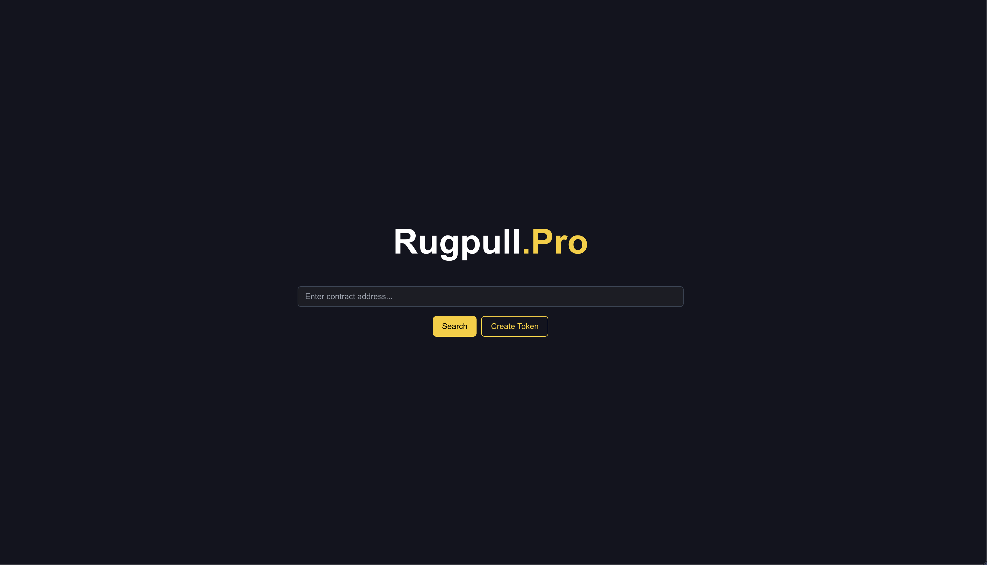 Rugpull.Pro - Bir jeton başlat medya 1