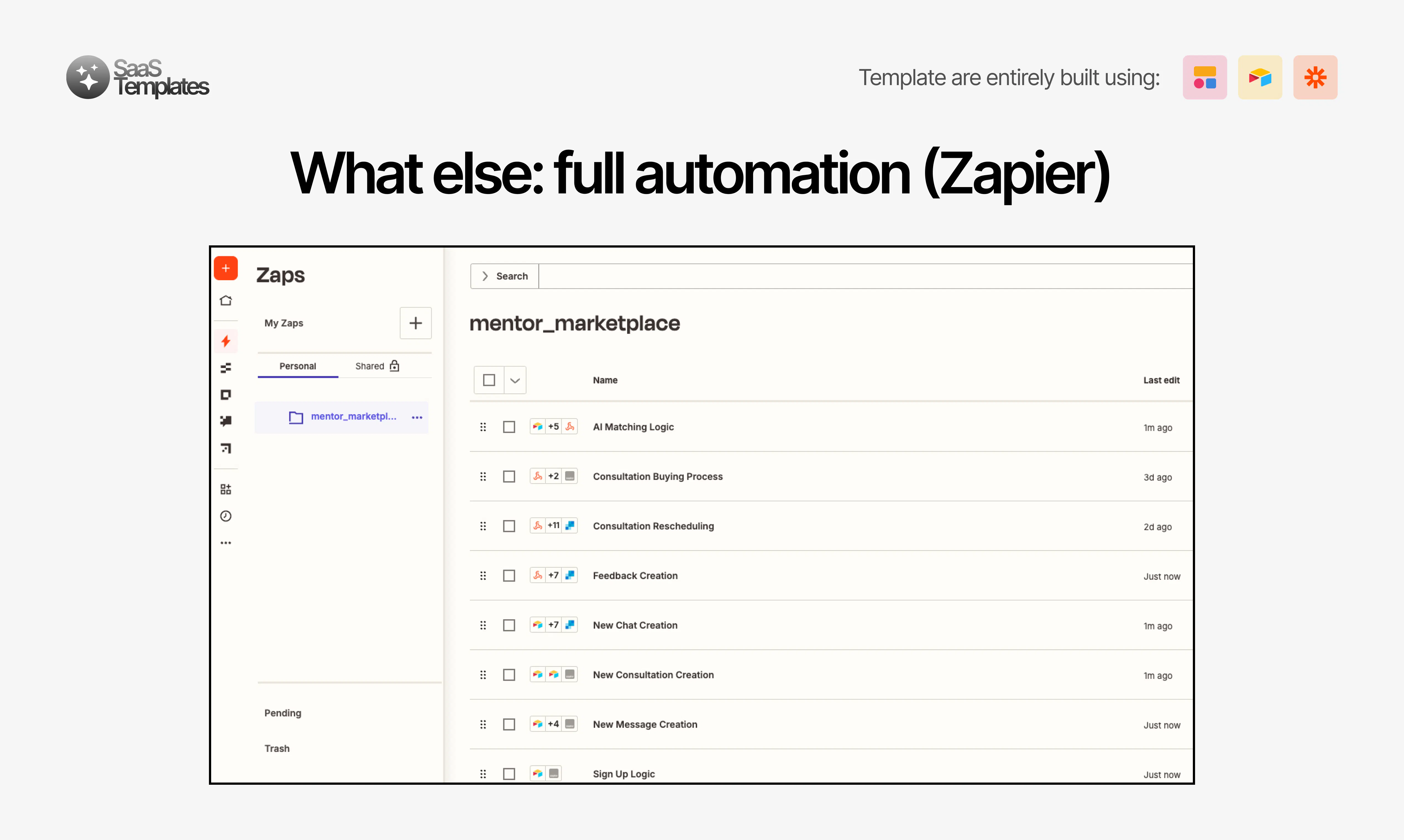 SaaS Templates gallery image