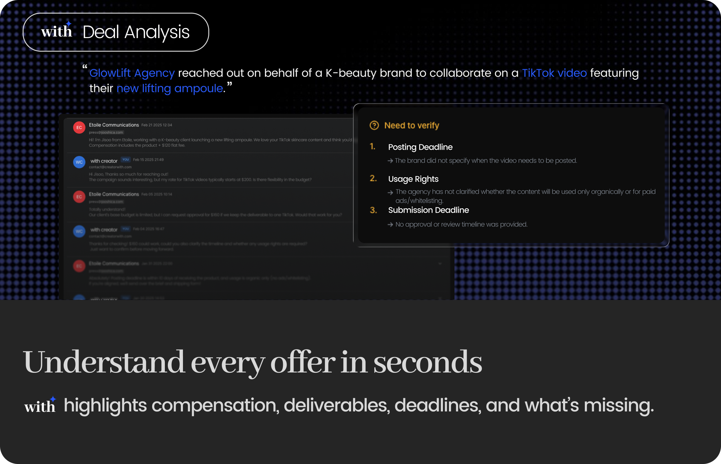 With - Screenshot 2 showing product features and functionality