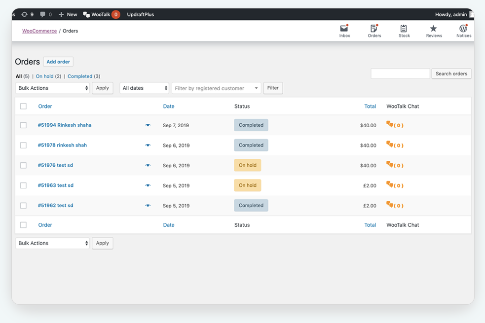 Wootalk Woocommerce Chat Plugin gallery image