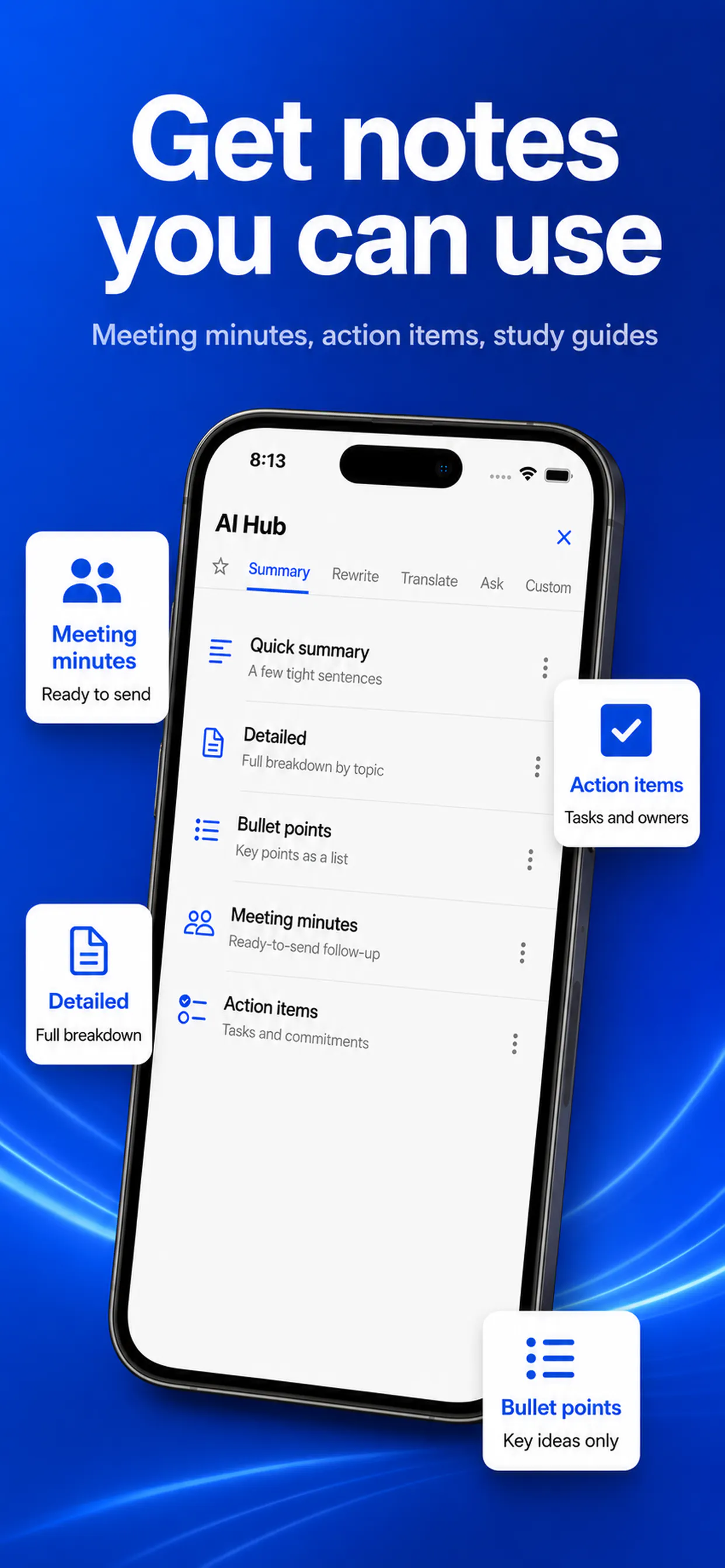 Vocory: AI Note Taker gallery image