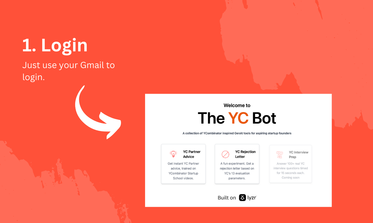 YC отказ - Поделитесь своим приложением YC и получите электронное письмо от отклонения YC медиа 2