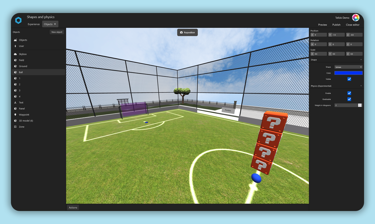 Escenabrook - Crear escenas XR altamente interactivas diez veces más rápido media 2
