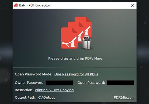 배치 PDF 암호화