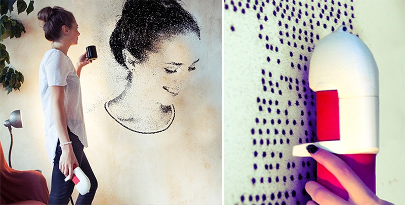 SprayPrinter -  21st Century Way of Designing Walls.