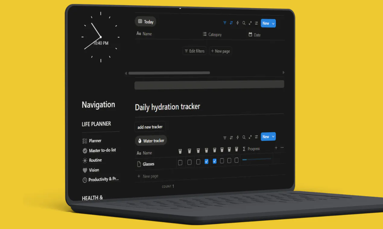 The AI 2026 Elite Minimal Planner 제품 배너