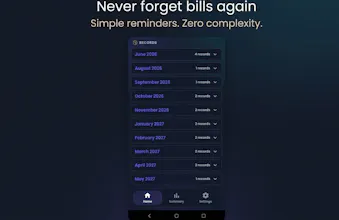NeverMiss β Simple Bill Reminder gallery image