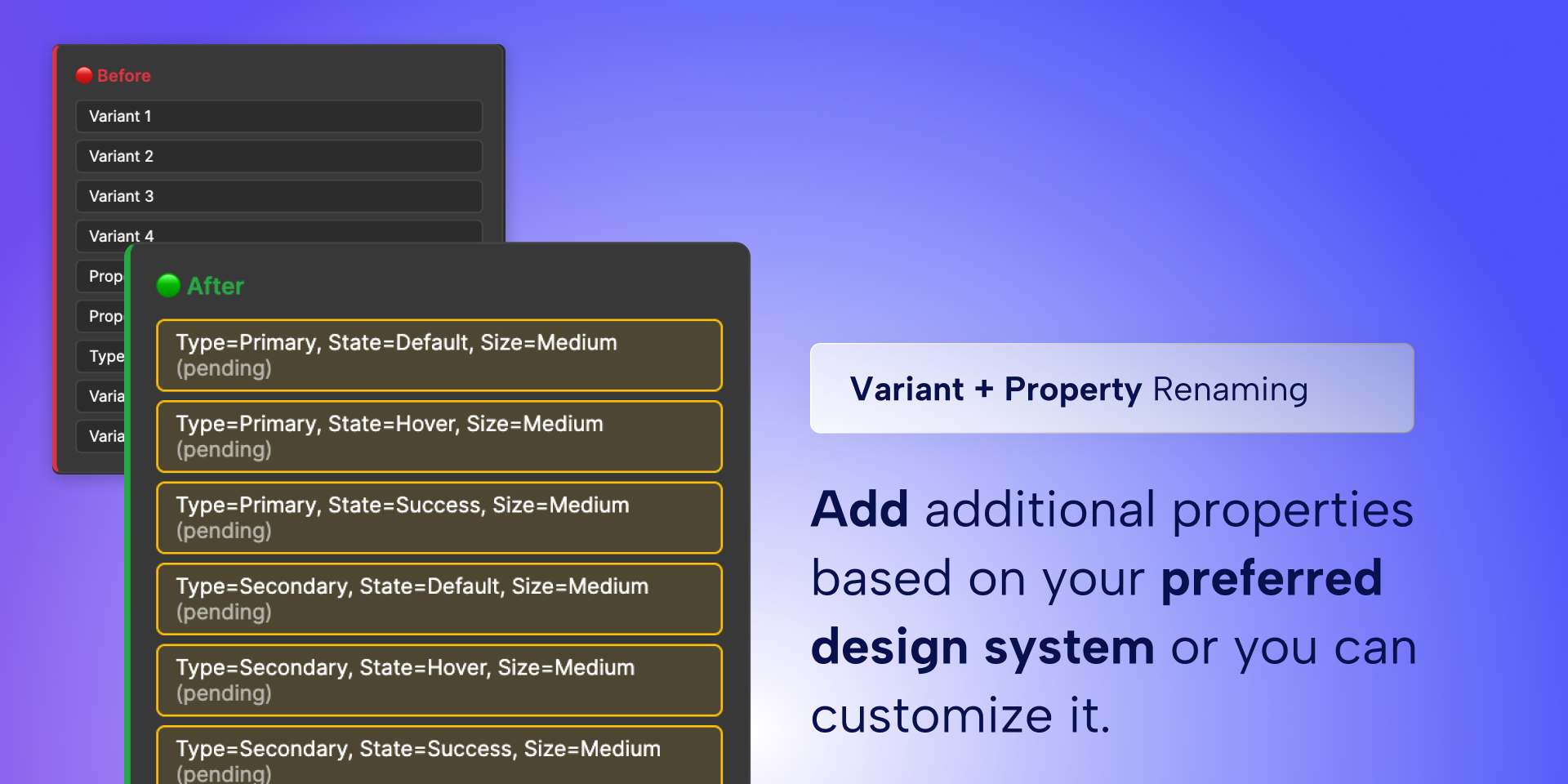 AI Rename Variants - Rename Figma components, variants + properties in 10 seconds media 4
