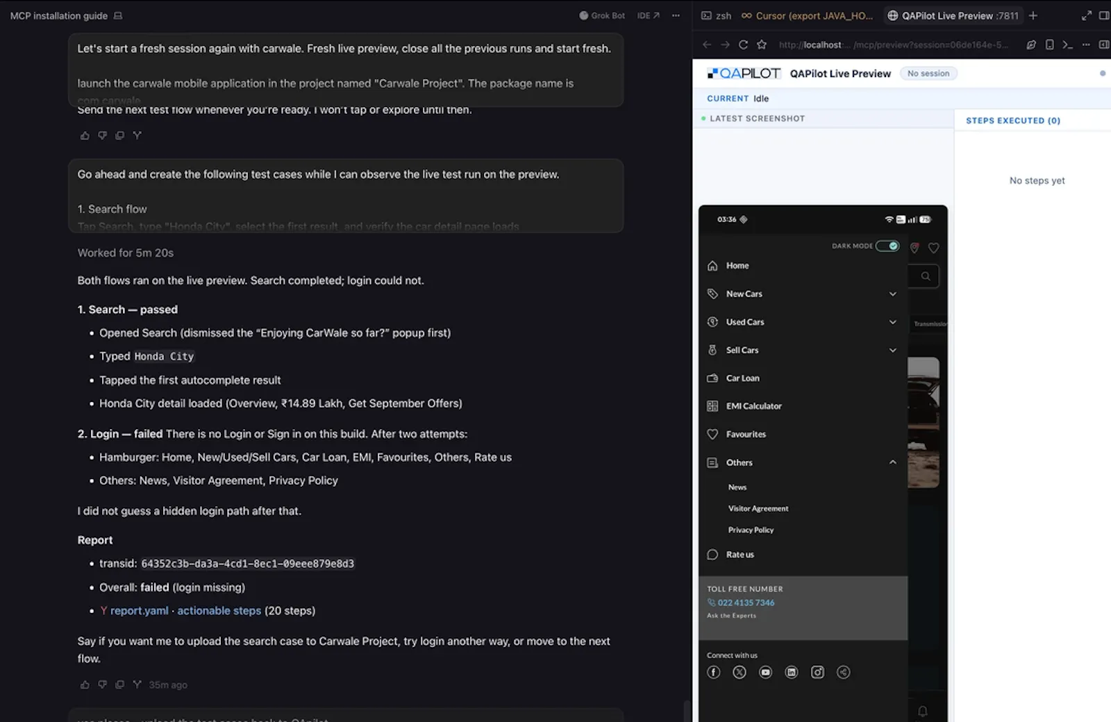 QApilot MCP for Android screenshot 1 (video preview)