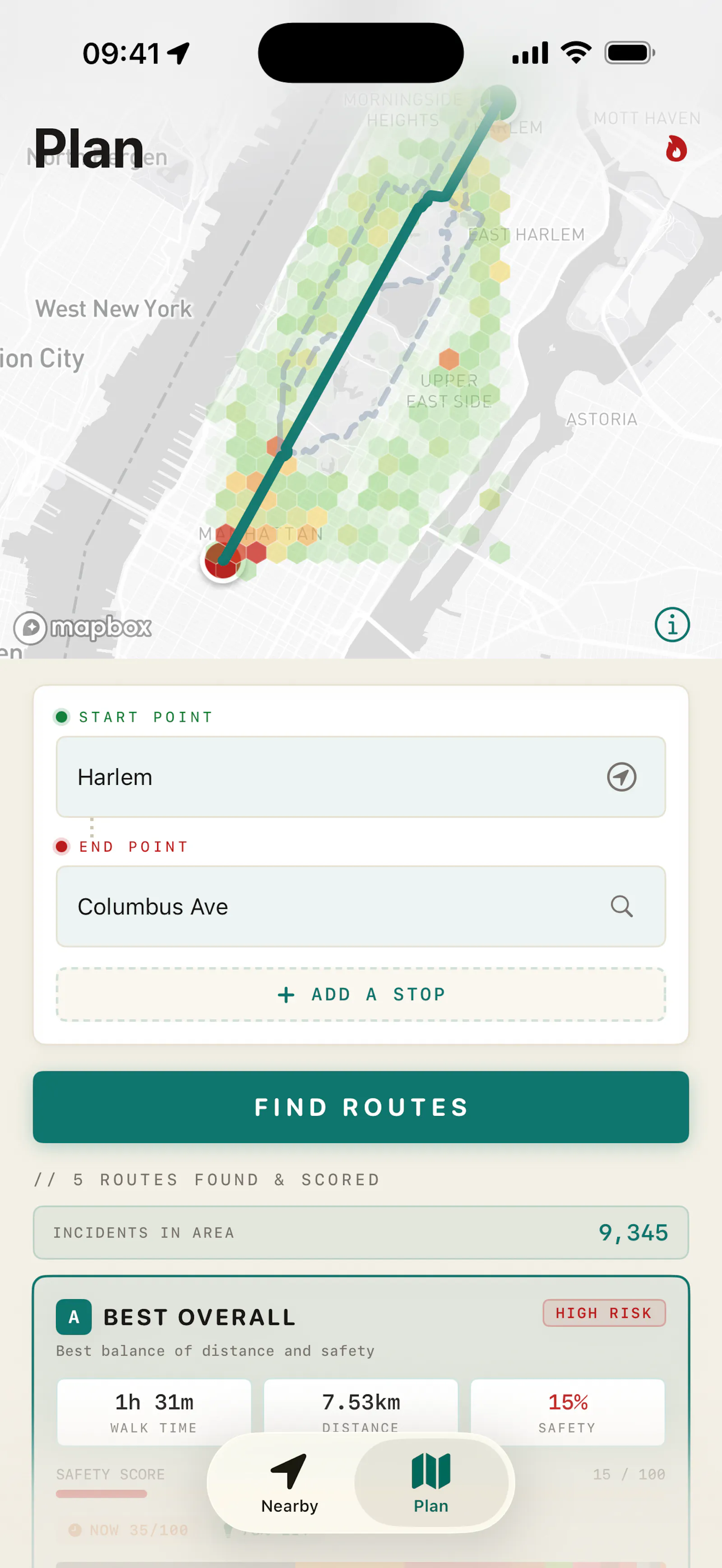 SafeRoute screenshot 3
