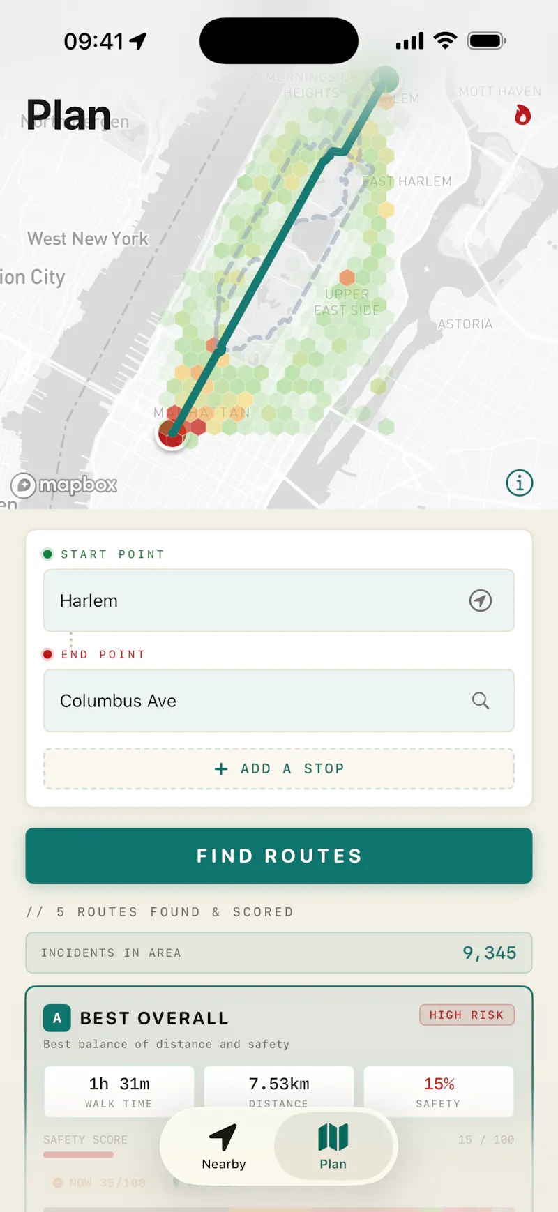 SafeRoute screenshot 3