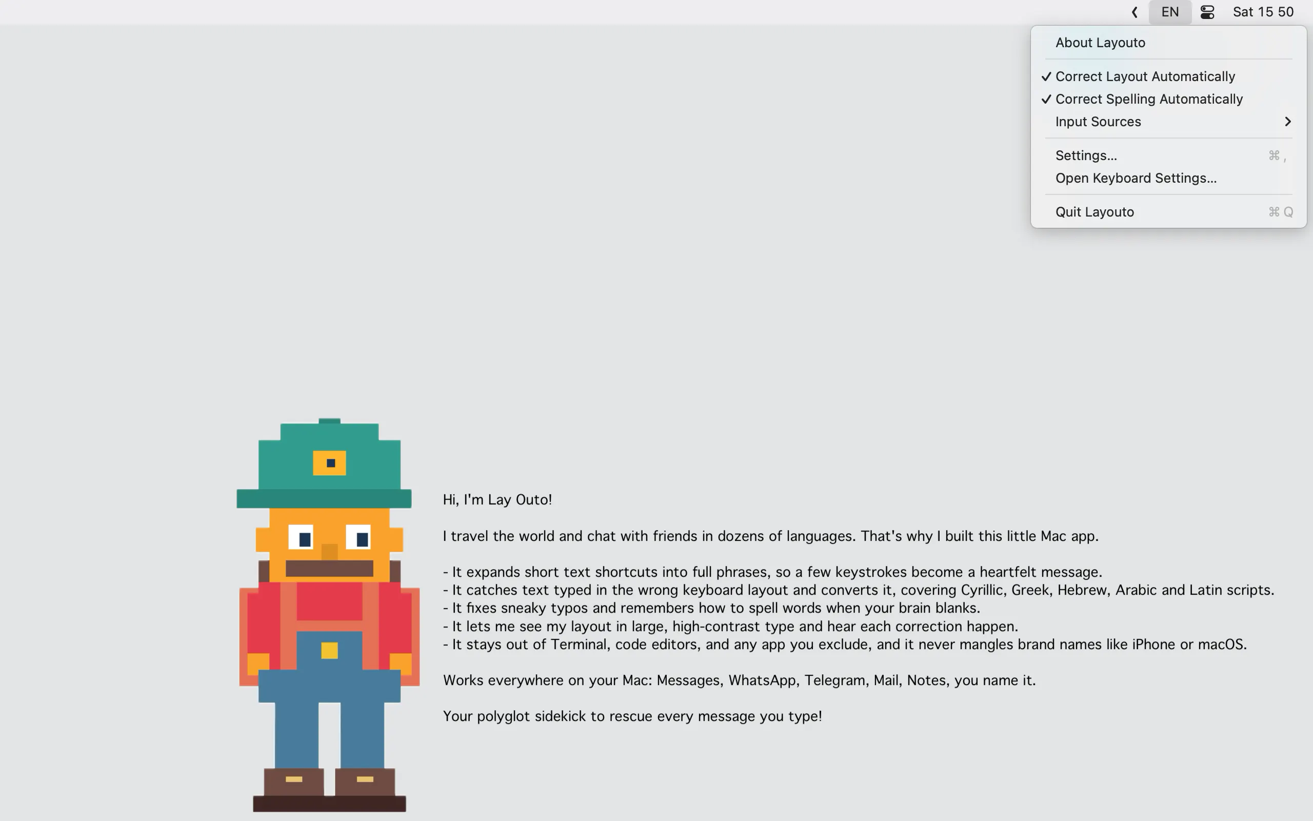 Layouto: Fix & Expand Text screenshot