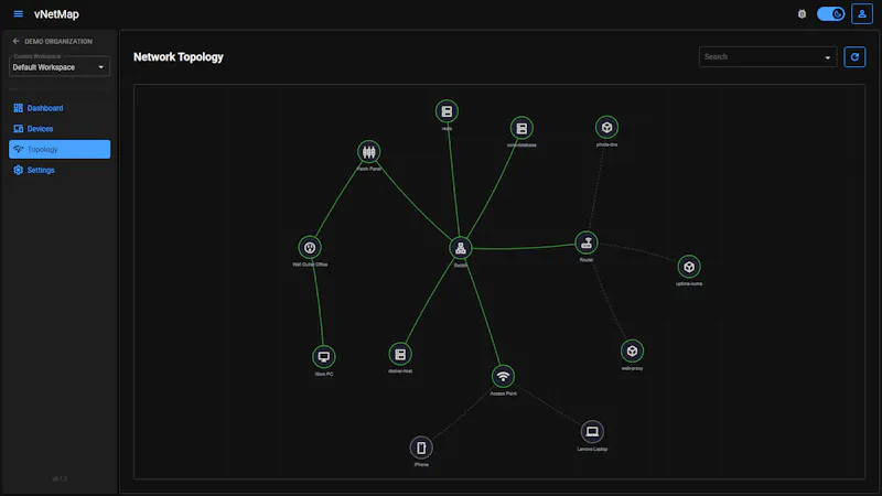 vNetMap screenshot 3