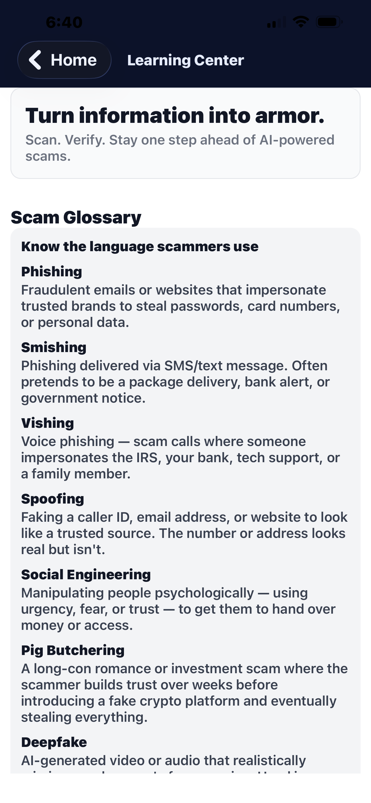 GuardianAI: Scam Defense App gallery image