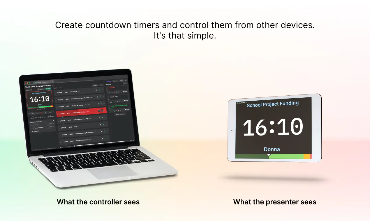 stagetimer.io: Remote-controlled countdown timer | Product Hunt