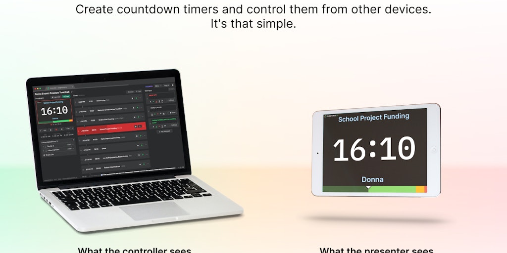 Fresh new look for Stagetimer.io // In the loop 