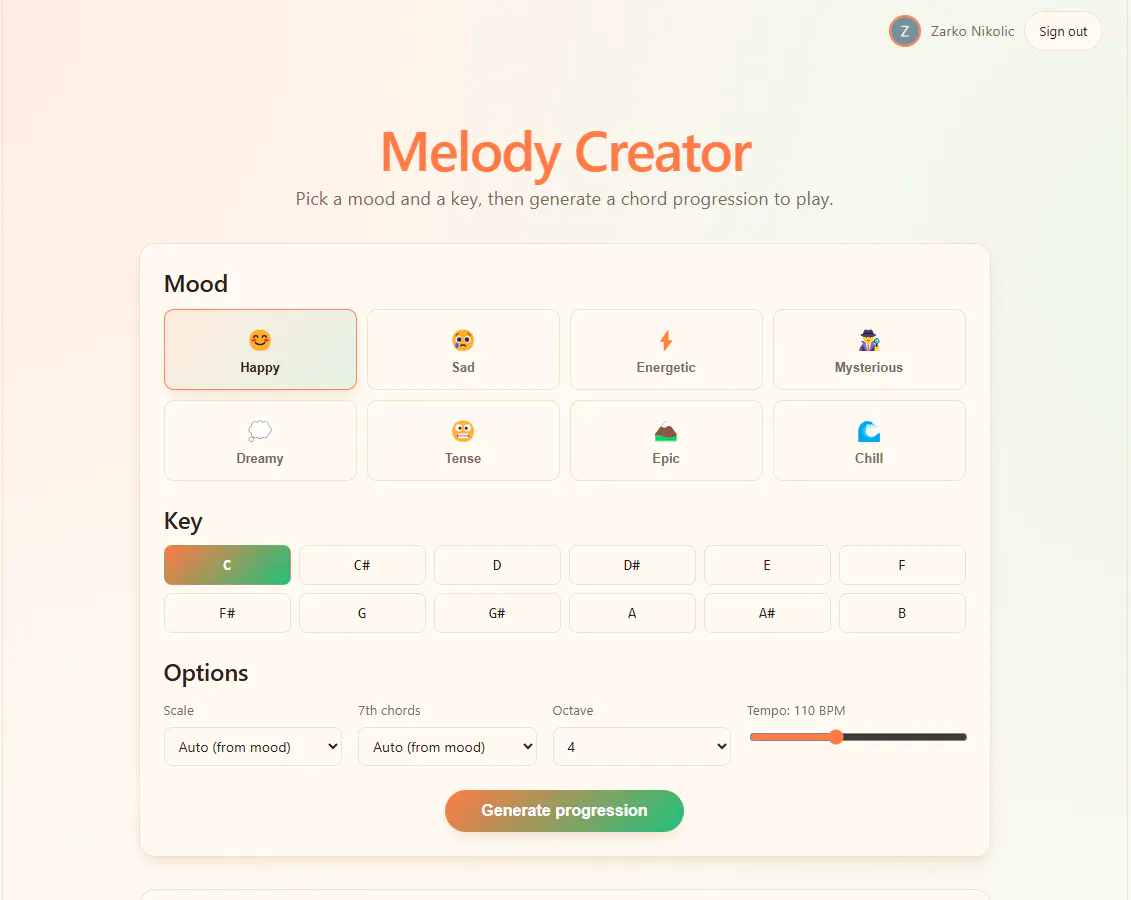 MelodyCreator logo