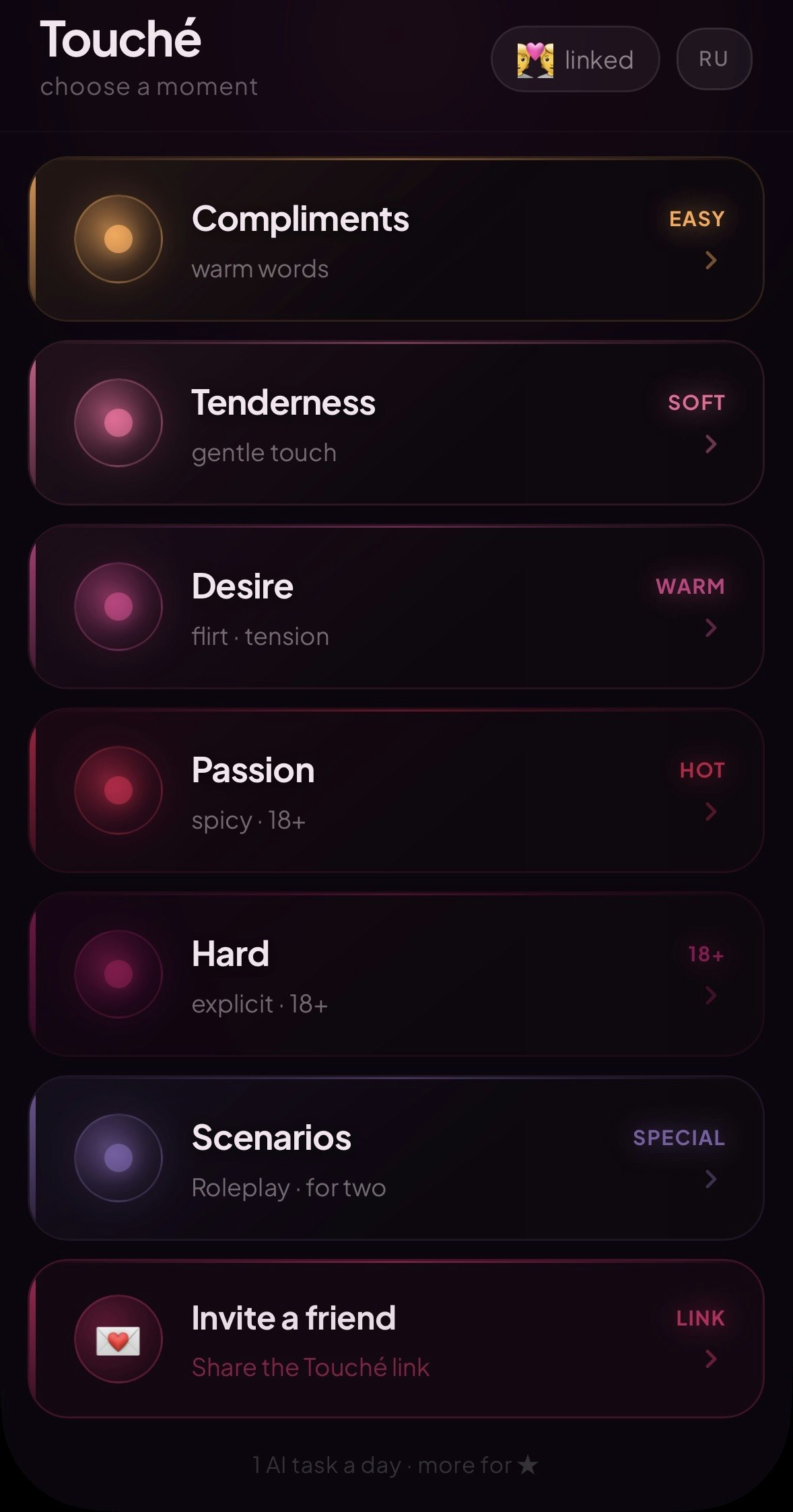 Touché — Couple games & intimacy tasks gallery image