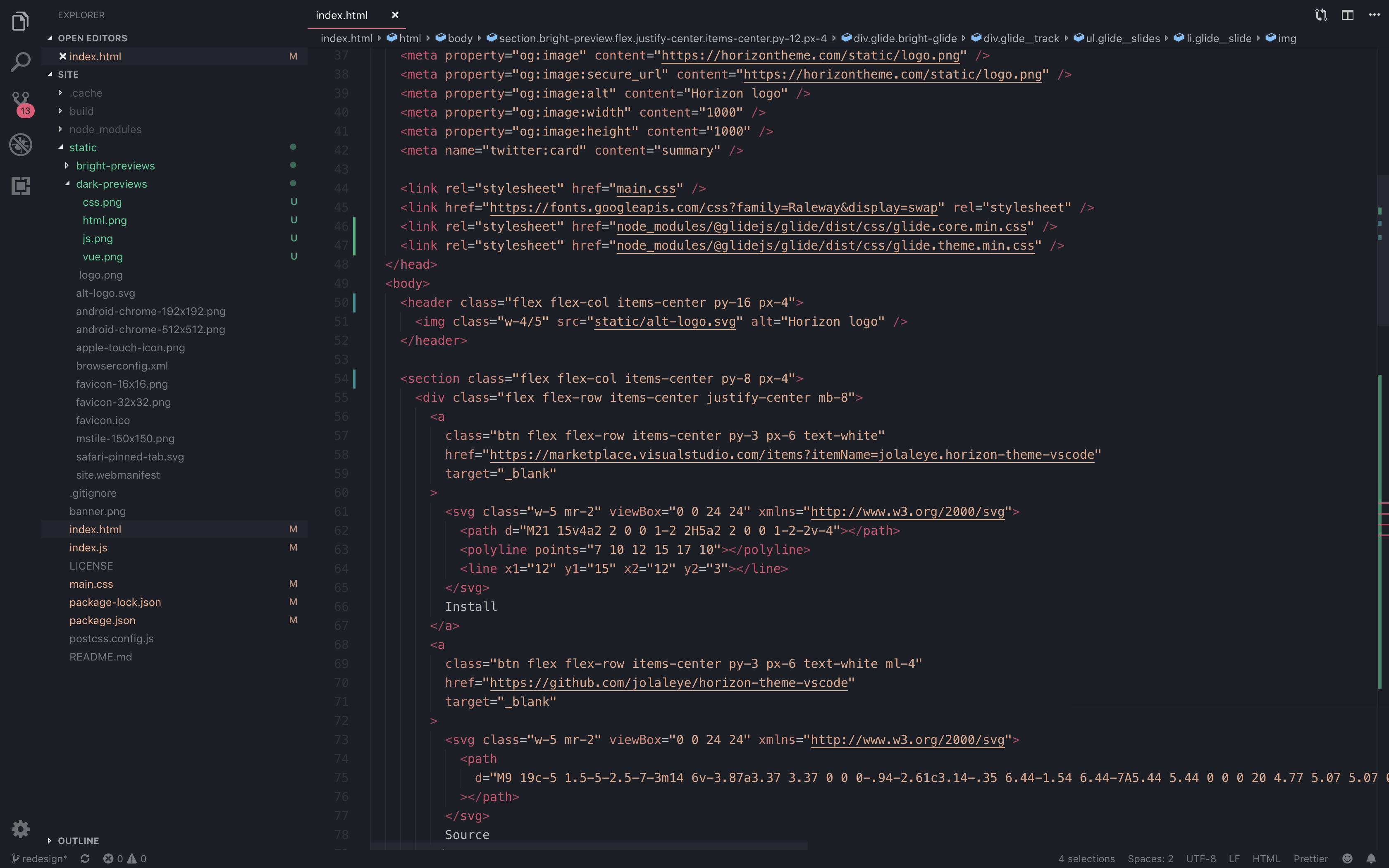 Horizon Theme for VSCode - Product Information, Latest Updates, and ...