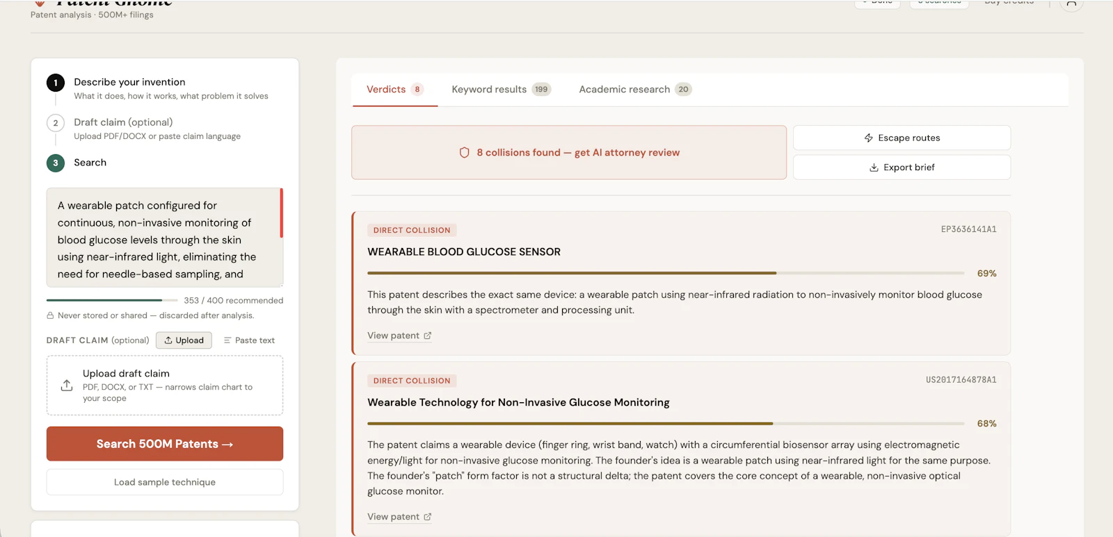 Patent Gnome screenshot 6