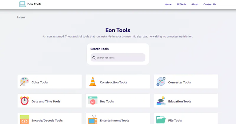 Eon Tools screenshot 1
