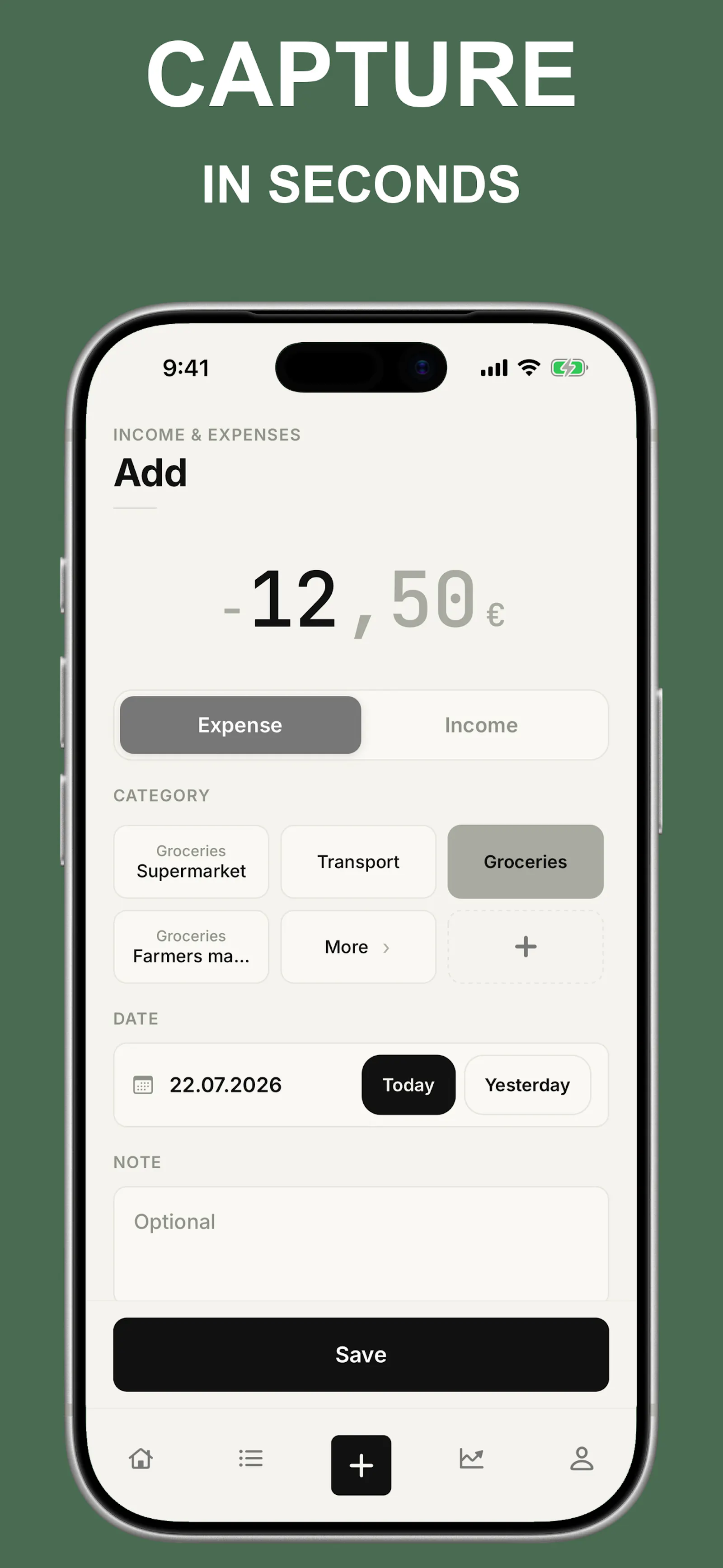 Haushaltsbuch & Budget Planer screenshot 2