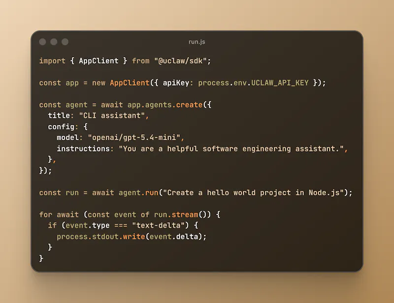 UClaw screenshot 4
