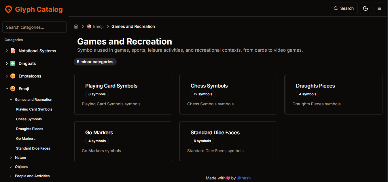 Glyph Catalog - Screenshot 4 preview