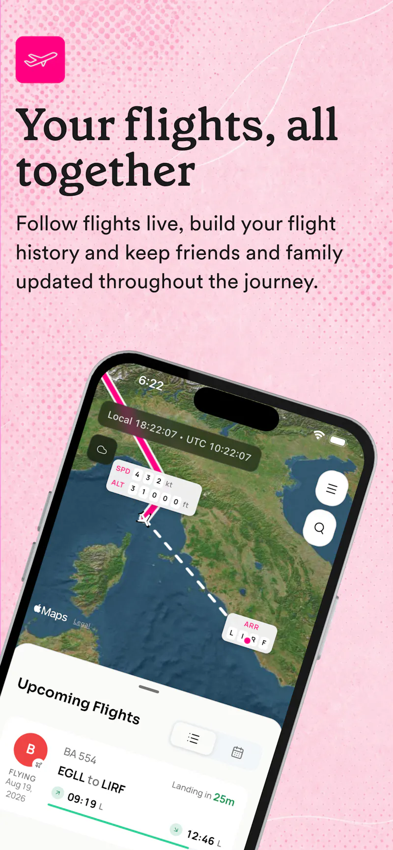 Aviato - Track and Log Flights  screenshot 1