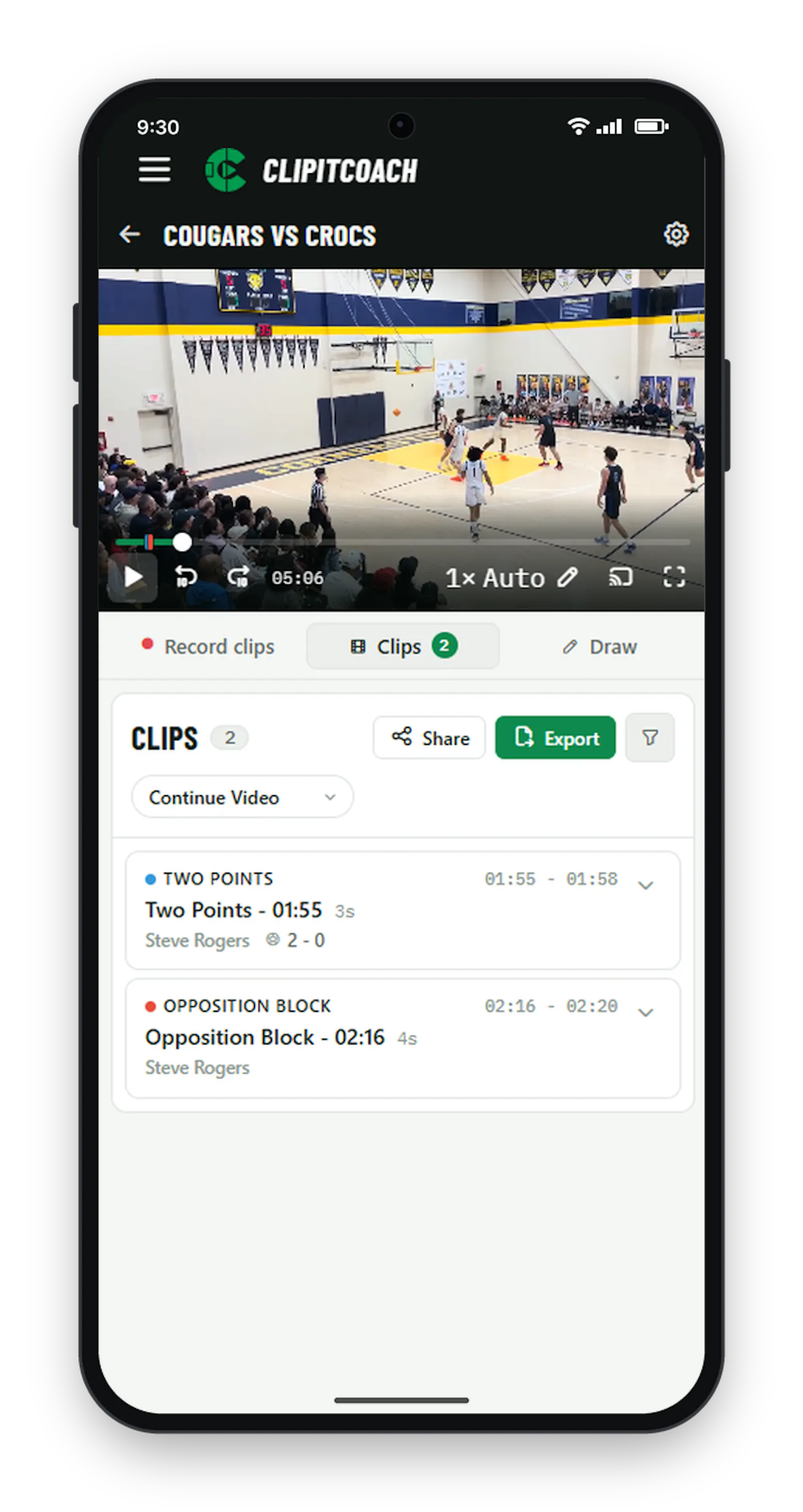 ClipItCoach screenshot 2