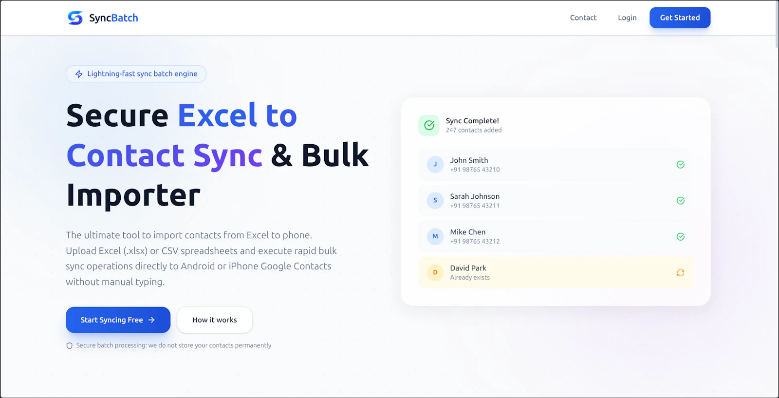 SyncBatch screenshot 2