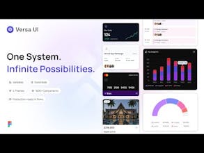 Versa UI - Figma Design System gallery image