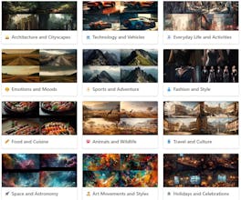 Mid Journey Prompts Bundle gallery image