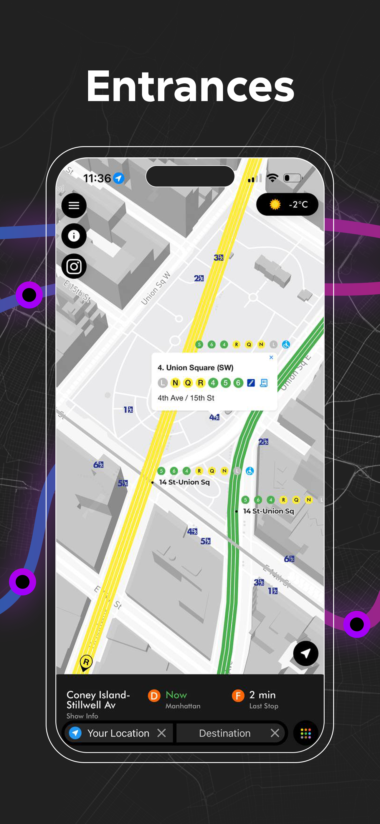 NYC Subway Live Map 3D - AP Transit gallery image