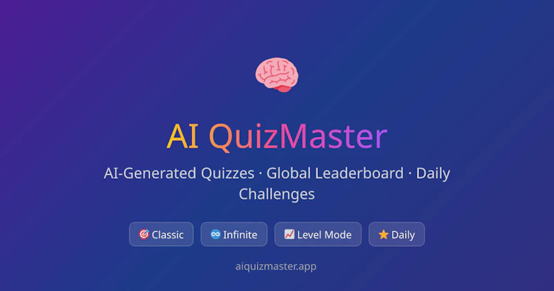 AIQuizMaster – AI‑Generated Quizzes screenshot 2