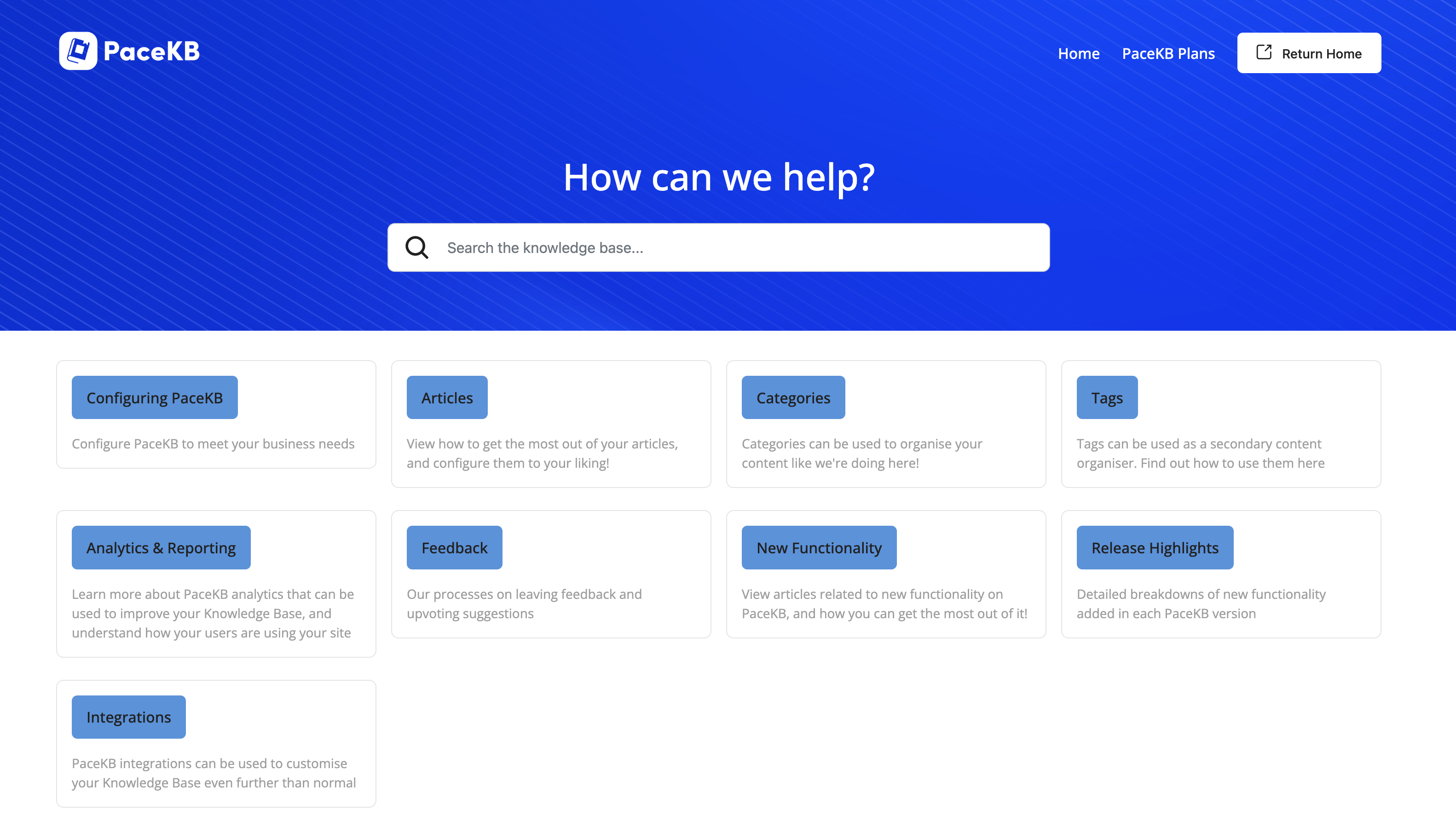 PaceKB Knowledge Base Software v1.3.0 media 1