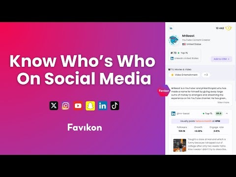 startuptile Favikon Chrome extension-Get more context on creators while browsing social media