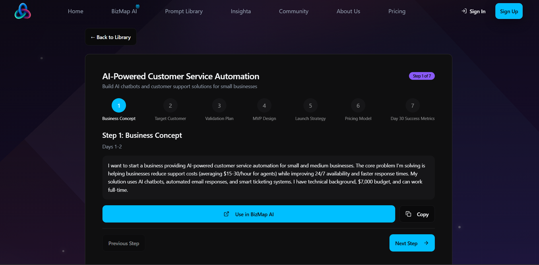 Creatives Takeover - Screenshot 2 showing product features and functionality