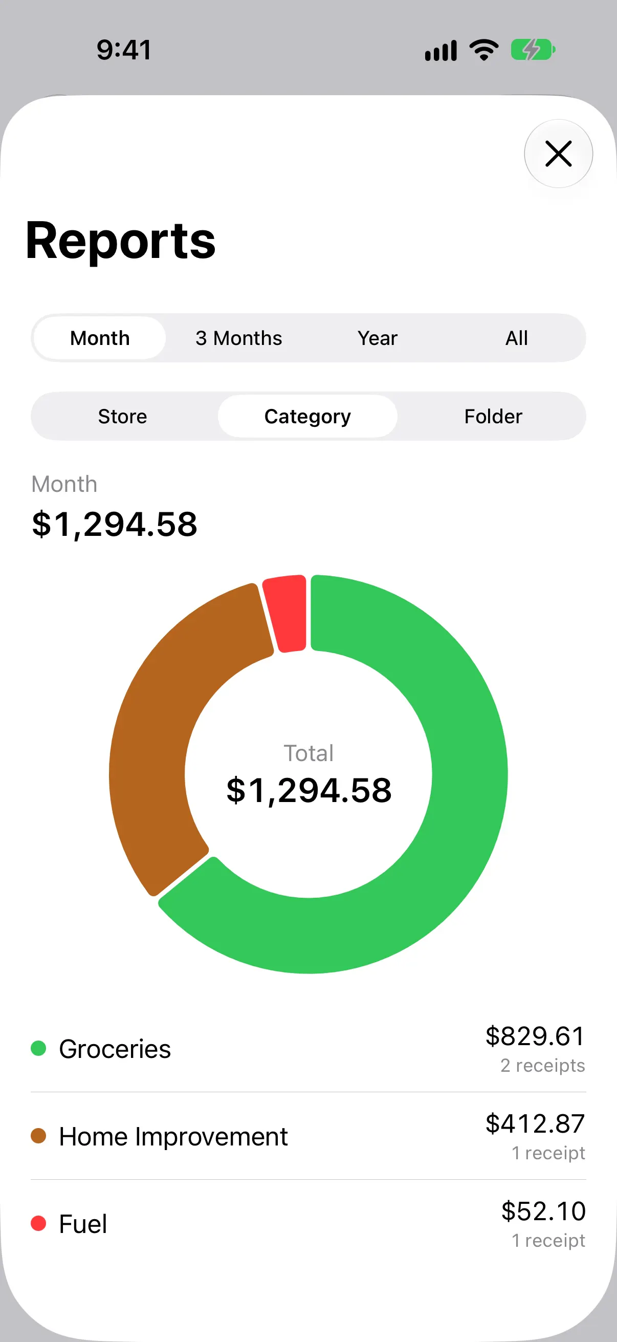 Receipts gallery image