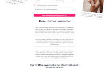 Glückwünsche zur Hochzeit gallery image