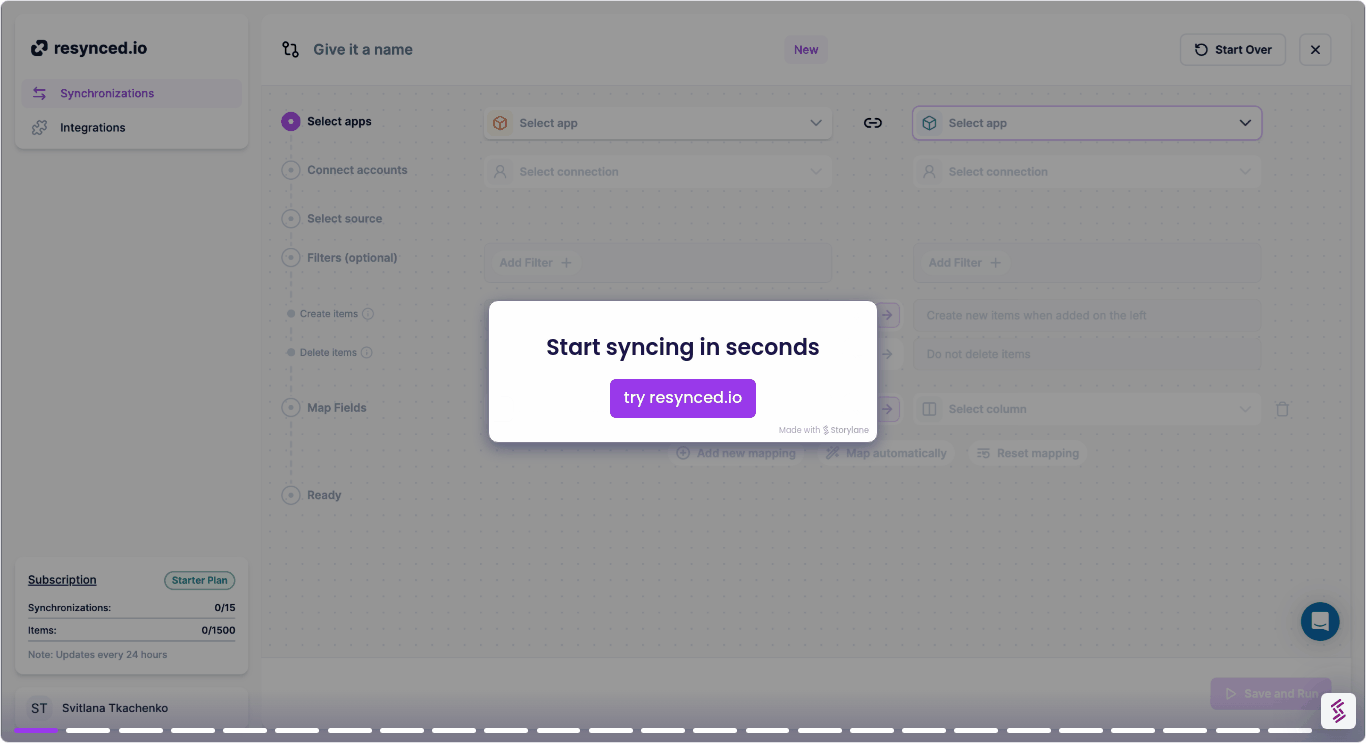 Média resynced.io - Synchronisation facile des données bidirectionnelles entre vos applications 7