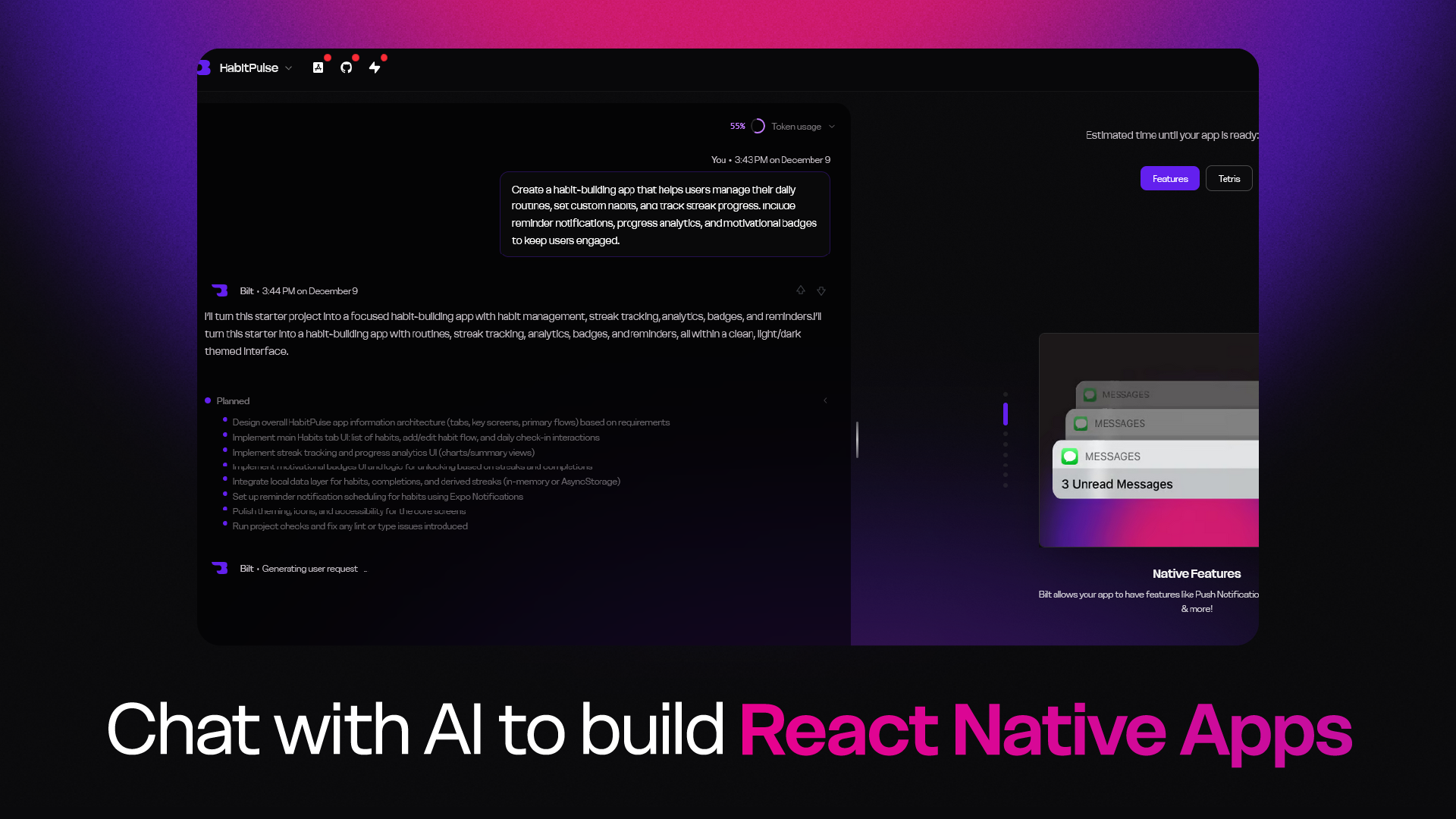 Bilt.me - Screenshot 3 showing product features and functionality