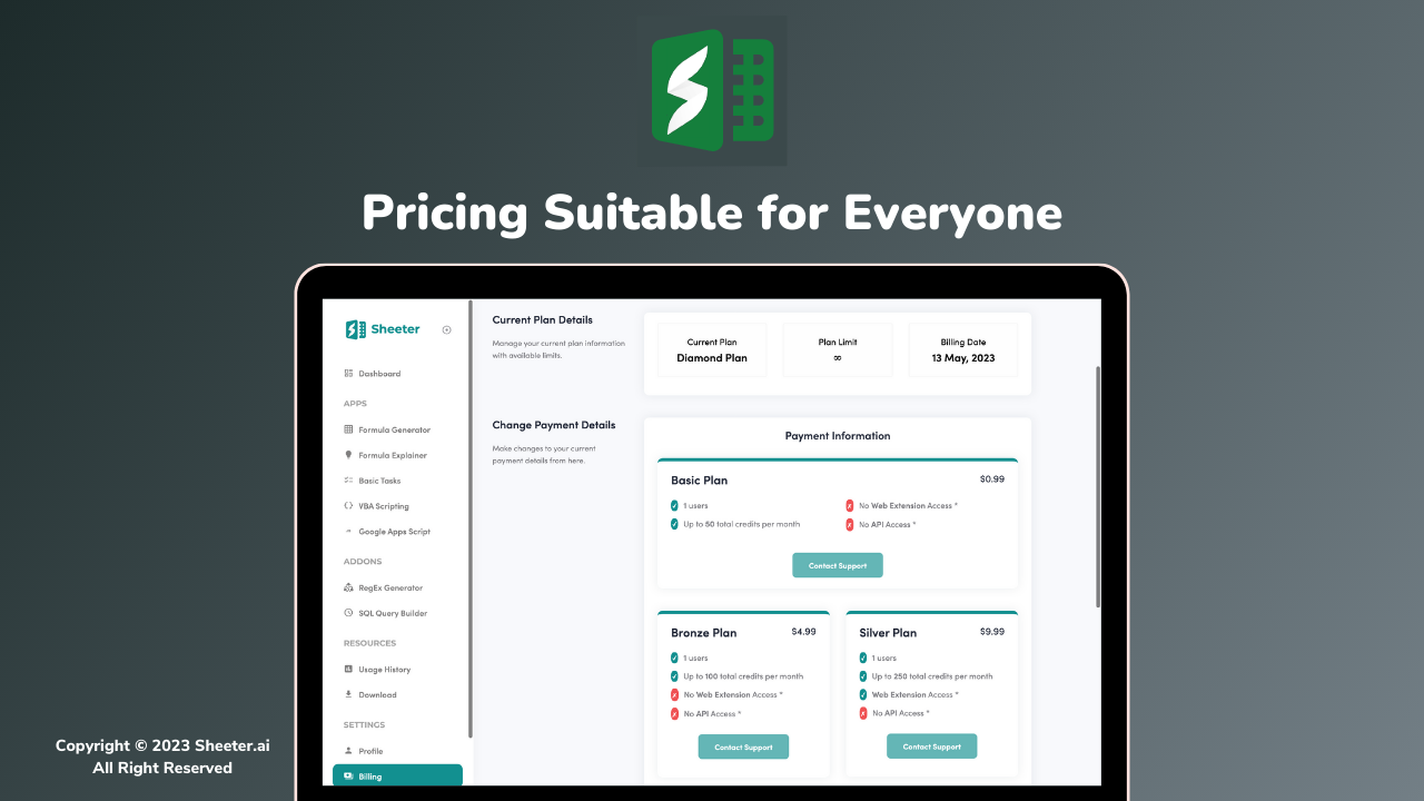 Sheeter.ai - Il tuo generatore di formula Excel personale media 3